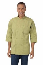 Chef Works Unisex Chefs Jacket - Double Breasted with Cloth Covered Buttons