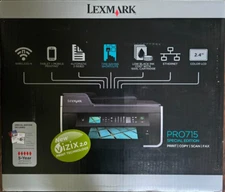 Lexmark Pro715 AIO Wireless Color Inkjet Printer/Scan/Copy/Fax - BRAND NEW