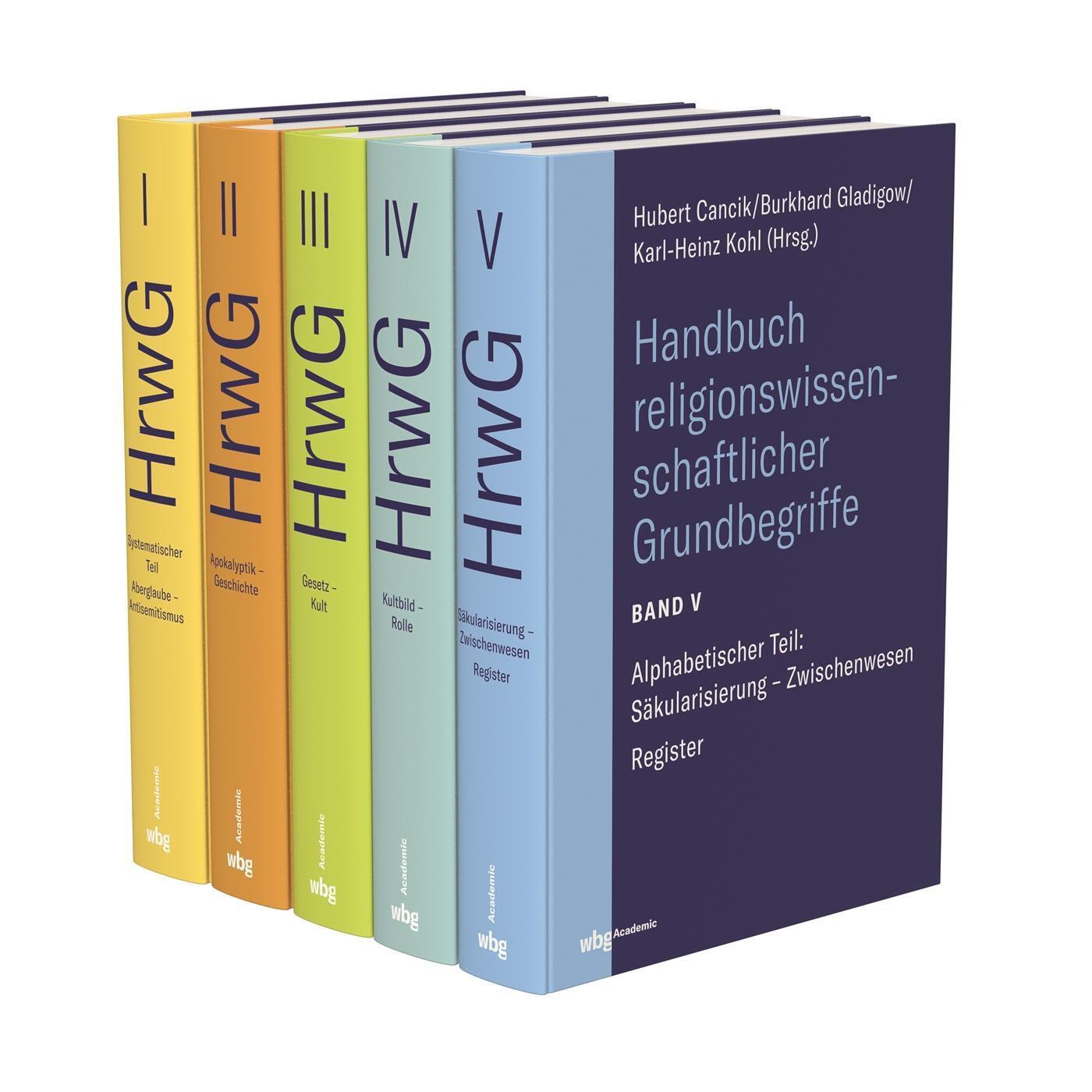 Thumbnail - Handbuch Religionswissenschaftlicher Grundbegriffe (hrwg). 5 Bände |