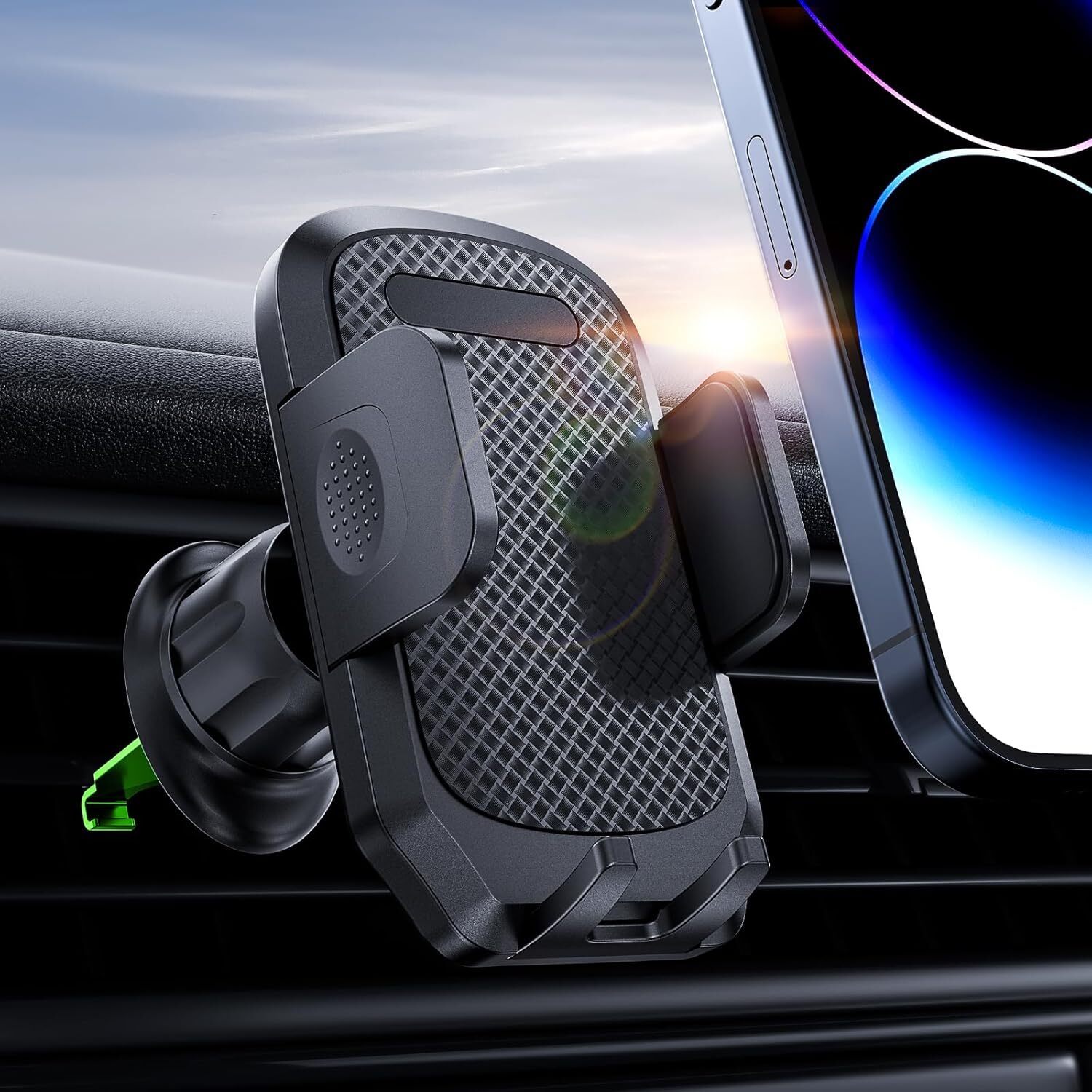 Car Vent Phone Mount Upgrade Your Drive with Thicker Clip Hands Free Smartphone