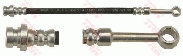 TRW PHD627 Bremsschlauch 270 Mm FüR Hyundai Terracan 2.5D 2.9D 3.5 11.01-12.06-image