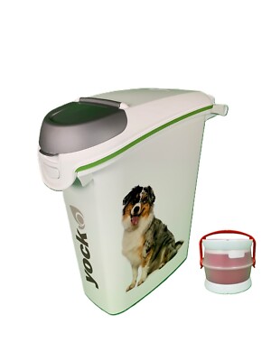 Futterboxset, Futterbox 23L / 10KG und gratis Reisefutterset dazu