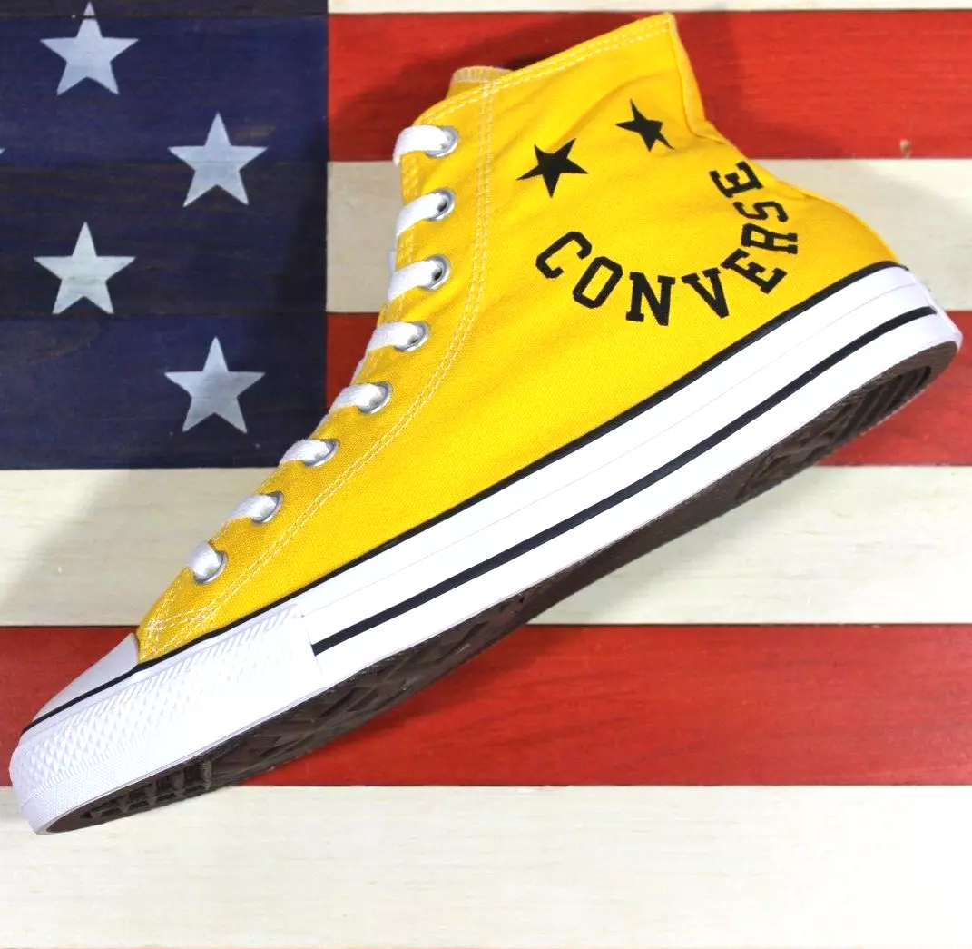 Yellow all best sale star converse shoes