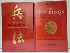 THE ART OF WAR / THE FIVE RINGS ~Lot of 2 Classics ~ NEW ~SEALED ~ Illustrated ~