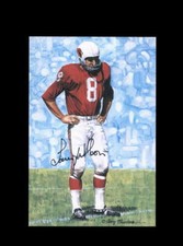Larry Wilson PSA DNA Coa Signed Goal Line Art Card Autograph
