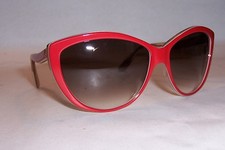 NEW ALEXANDER MCQUEEN SUNGLASSES AMQ 4147/S RED/GRAY F13-JS AUTHENTIC