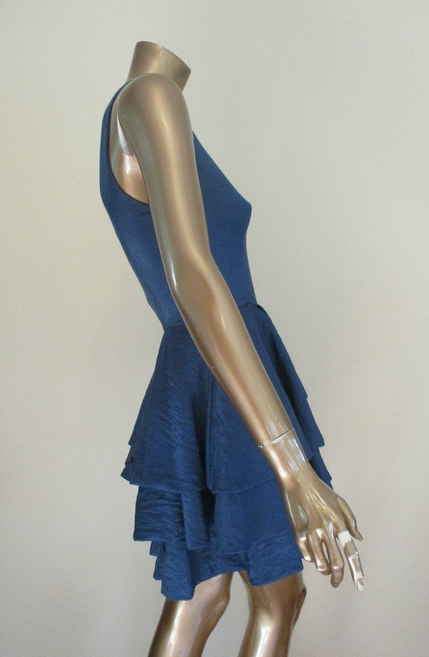 CUE Size6 Sparkly Navy Blue Dress eBay