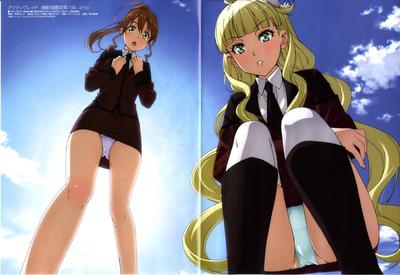 Active Raid Emilia Rin Alderamin on the Sky Yatorishino JAPANESE ANIME POSTER