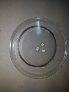 Mikrowellen Teller 25,5cm mit Rollenhalterung s.Fotos!