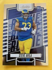 Steve Avila 2023 Panini Absolute Football Rookie RC #164 Los Angeles Rams
