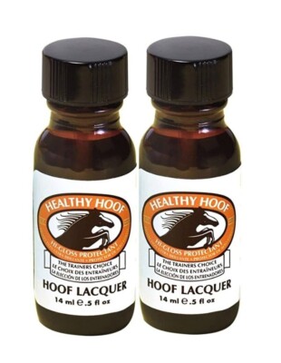 Gena Healthy Hoof Lacquer Nail Top Coat Dry Fast 0.5oz/ Pack of 2