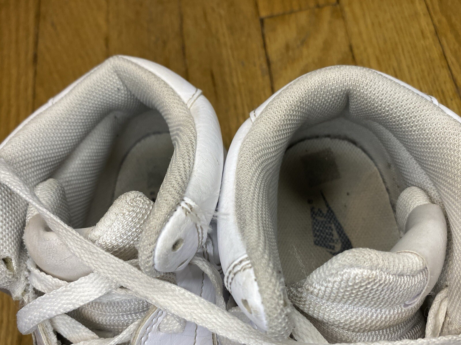 SAOLA Nike Court Vision CD5466_100 Mid Triple Bianco Sneakers Sportive Uomo Taglia 8