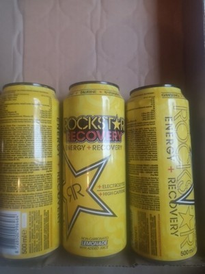  Energy Drink, Rockstar Energy, 1xDose RECOVERY Lemonade 500ml (cz) Red Tap