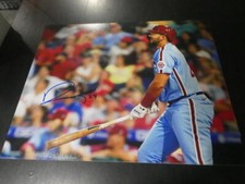 Darick Hall Philadelphia Phillies Signed 8x10 Photo COA 