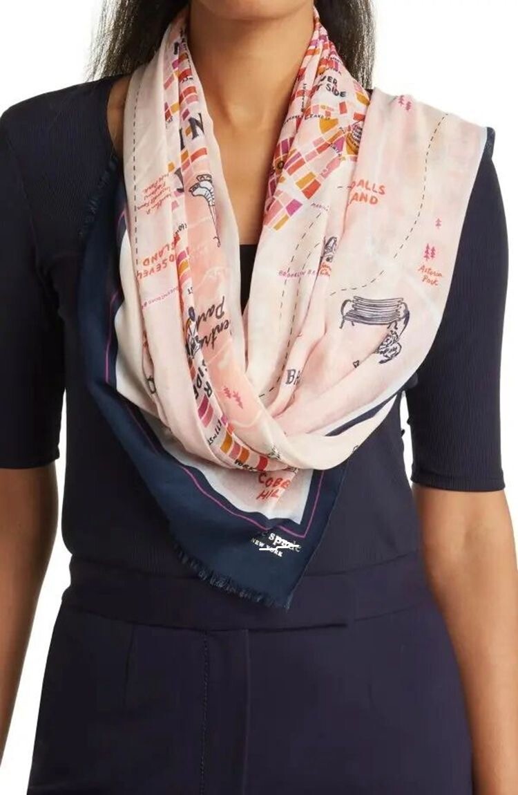 💗NEW🌟 Kate Spade💗 NYC Map Oblong Scarf New York City