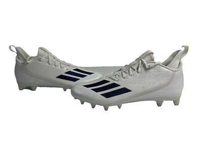 ADIDAS ADIZERO FOOTBALL CLEATS MEN\'S SIZE 15 WHITE/BLUE HP8756 NEW Adidas Adizero 13.0 Football Cleats main image 4