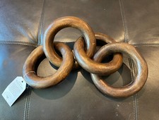 New Decorative Wood Chain Rings Handcrafted I...