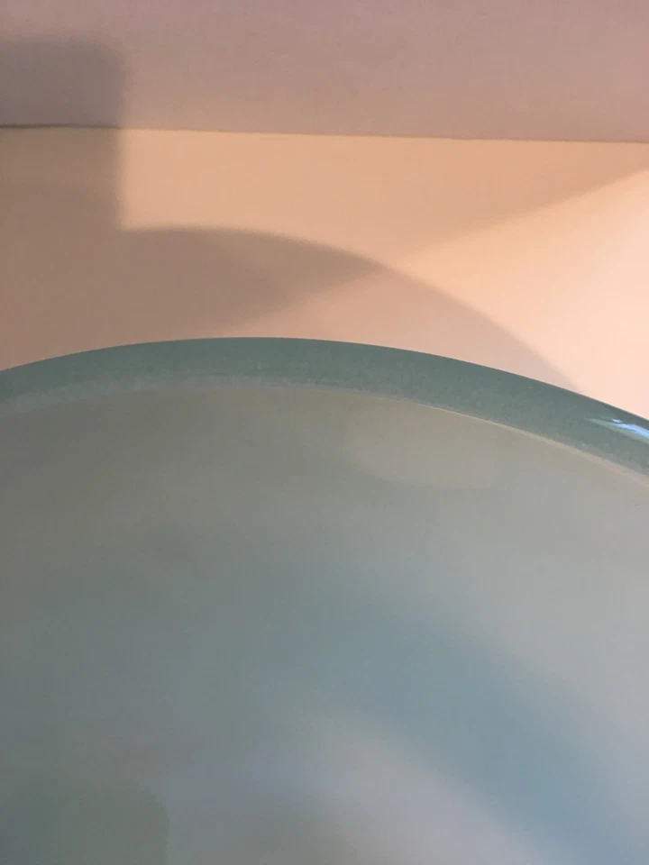 SUNELI GLASS SINK VESSEL FROSTED BLUE 16.5" - Image 4 of 4