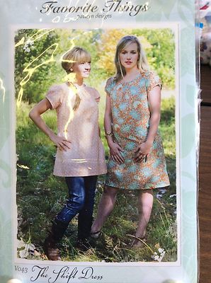 FAVORITE THINGS #V043- THE SHIFT DRESS- WOMEN'S SIZES 4-22