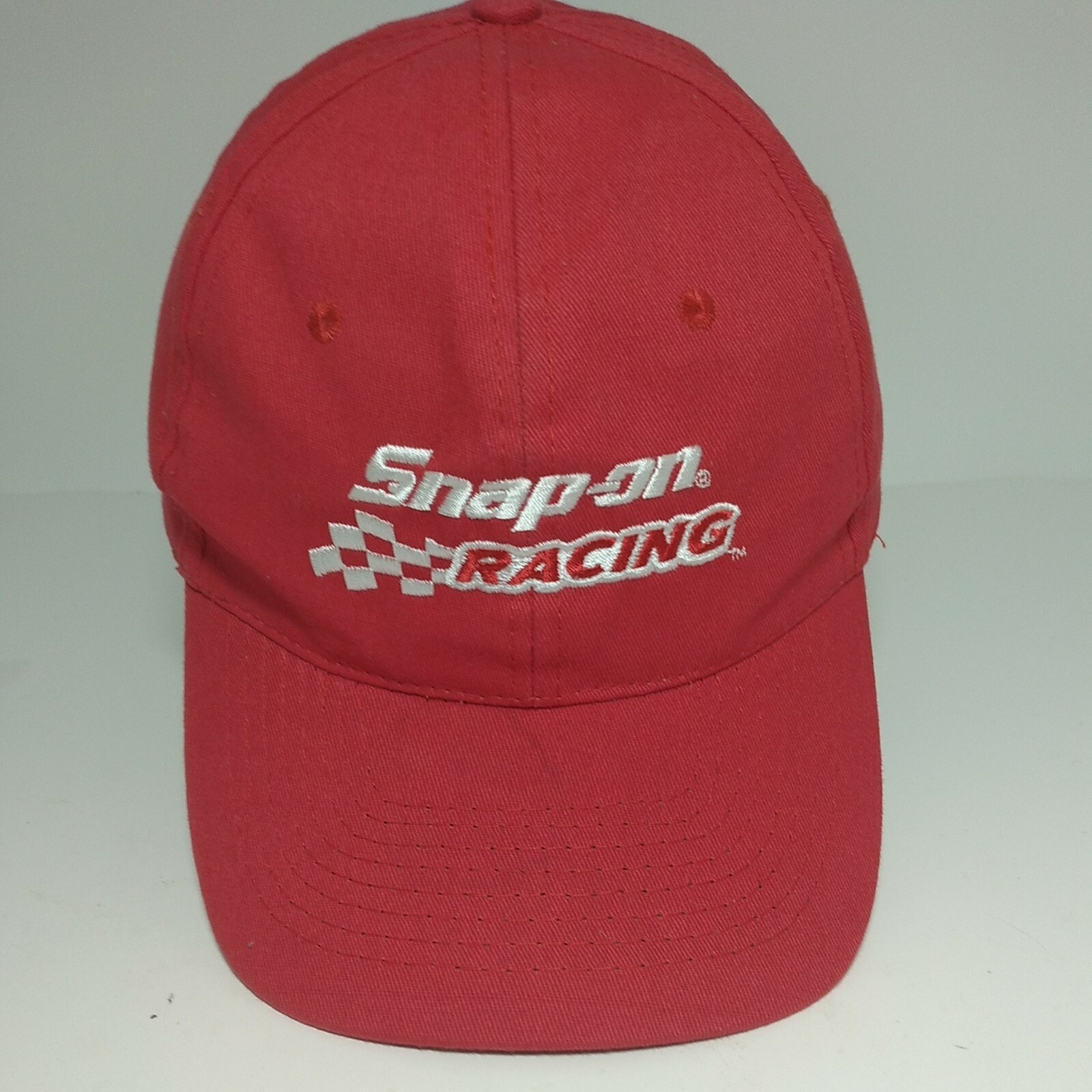 Snap On Racing Hat red Adult size adjustable Gem