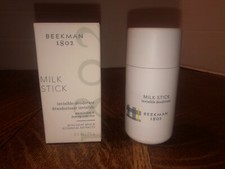 New Beekman 1802 Milk Stick Invisible Deodorant With Goat Milk 2.5 Ounce NIB