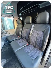 SEAT COVERS FOR MAN TGE NEW DESIGN WITH HEXAGON STITCHING