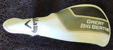 CALLAWAY GREAT BIG BERTHA HYBRID HEAD COVER White Gray Black NEW