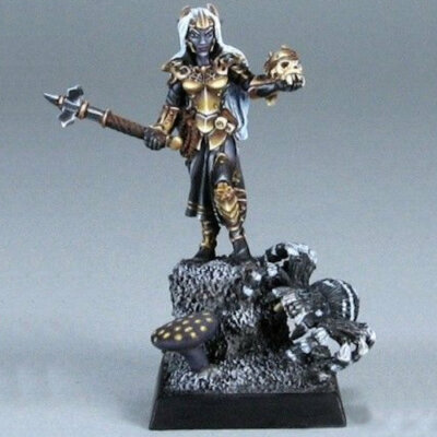 Reaper Dark Heaven Legends 02524 Female Dark Elf Cleric Elven Drow Anti Paladin