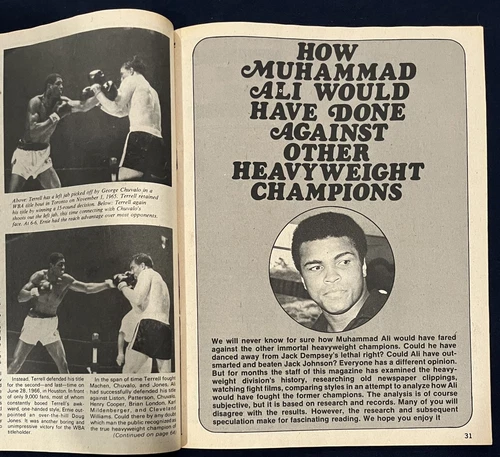 Big Book of Boxing, Sept. 1976, Muhammad Ali, Joe Louis, Max Rosenbloom, Tunney - Picture 7 of 19