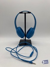 Heyday Wired On-Ear Headphones Adjustable Headband Mic 3.5mm Blue