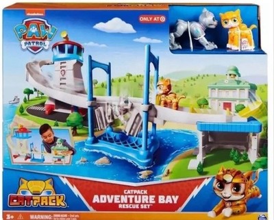 PAW Patrol Cat Pack Adventure Bay Rescue Play Set! Brand New In Box!