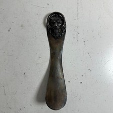 Vintage Reed  Barton 217 Silver Tone Retro Lion Ring Head Handle Shoe Horn
