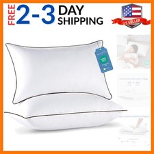 Pillows Queen Size Set of 2 for Sleeping, Soft and Supportive Bed Pillow with...