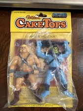 Vintage 1983 Wilton He-Man Skeletor Cake Toppers MOTU Birthday Kit NEW SEALED