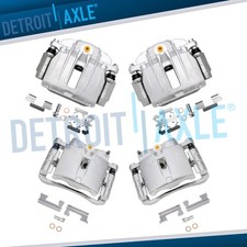 4pc Front Rear Calipers W Bracket For Chevy Silverado Sierra 1500 Yukon Tahoe