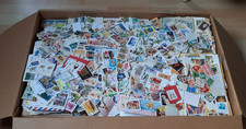 lot 652 collection , stock , 14 Kgr  de 90000 timbres oblitérés sauf France