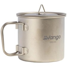 Lightweight Durable Camping Mug - Vango Titanium Single Walled 350ml Mug