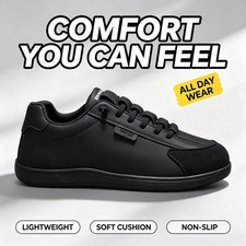 Outdoor Leisure Sports Shoes Men's Flat Comfort Casual Shoes Wide Last Walking