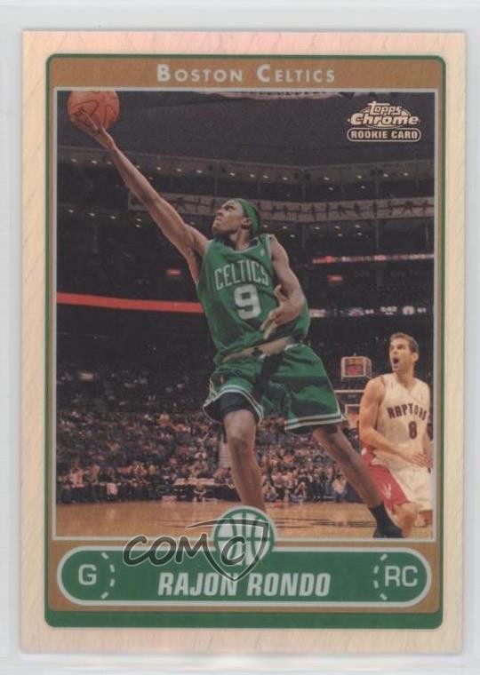 2006-07 Topps Chrome Refractor 121/199 Rajon Rondo #201 h8k