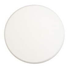 White 5 Inch Wall Protector Smooth Surface Rigid Door Knob Guard