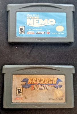 GBA Game Boy Advanced - Finding Nemo - Advance Wars
