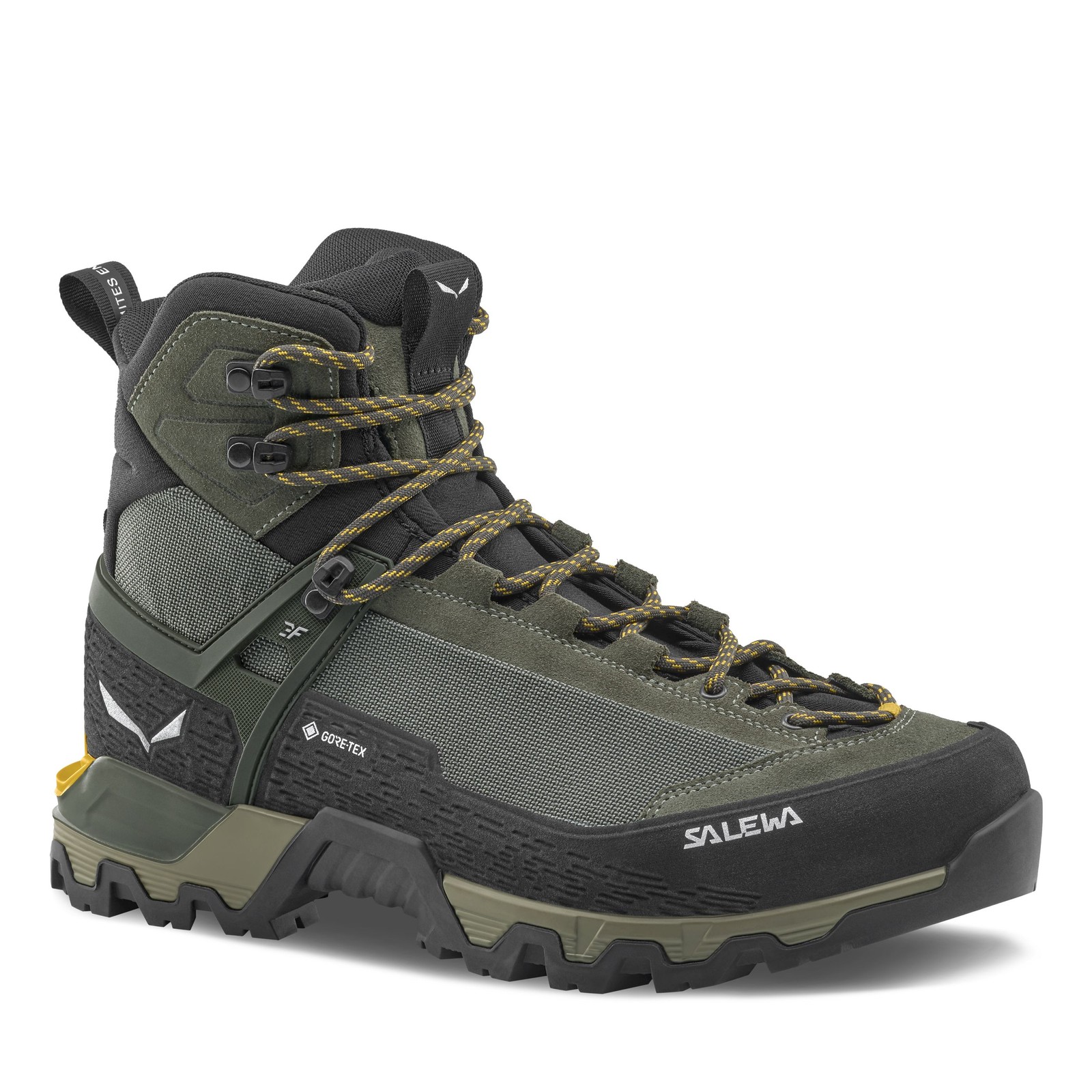 Salewa Mountain Trainer 3 Tech Mid GTX Men's Hiking Boots, Faded Green/Forest Ni