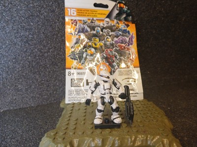 Mega Bloks Halo Series 7 Spartan Scout Figur, Mega Construx 