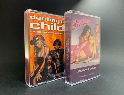 DESTINY'S CHILD 2x Cassette Singles **INDEPENDENT WOMEN + BOOTYLICIOUS** RARE
