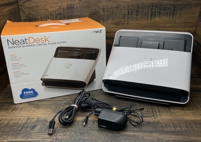 Neat Desk Desktop Scanner and Digital Filing System ND-1000 Used Open Box