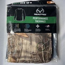 REALTREE CAMO PERFORMANCE THERMAL BASE LAYER LONG SLEEVE TOP - MENS M