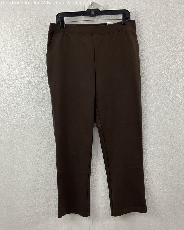 NWT Weekends By Chico's Women's Brown Pants Size 1S