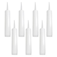 7pcs Sealant Caulk Tubes Empty Reusable Caulking Tubes 300 ml Capacity