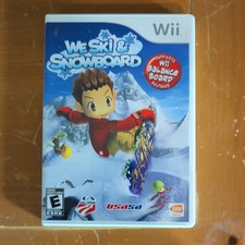 We Ski & Snowboard - 2009 Nintendo Wii Game - Complete in Case