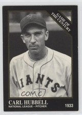 1993 The Sporting News Conlon Collection Carl Hubbell (MLB 1992 on 2nd Line) z2n